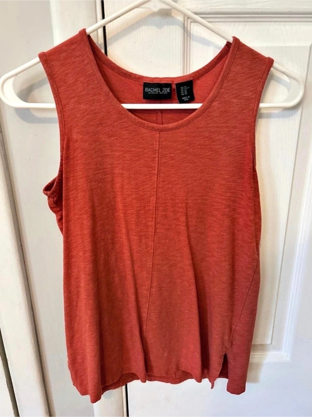 Rachel Zoe Sleeveless Tank Top in Red Size XS